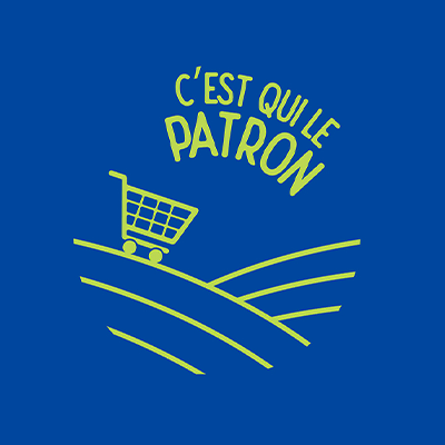 Projet CQLP, visuel d'un logo en forme de chariot de supermarché