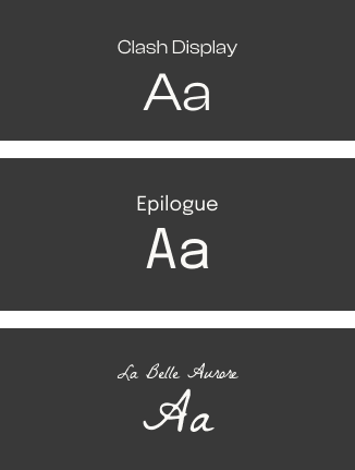 Typographies de Maison Lua