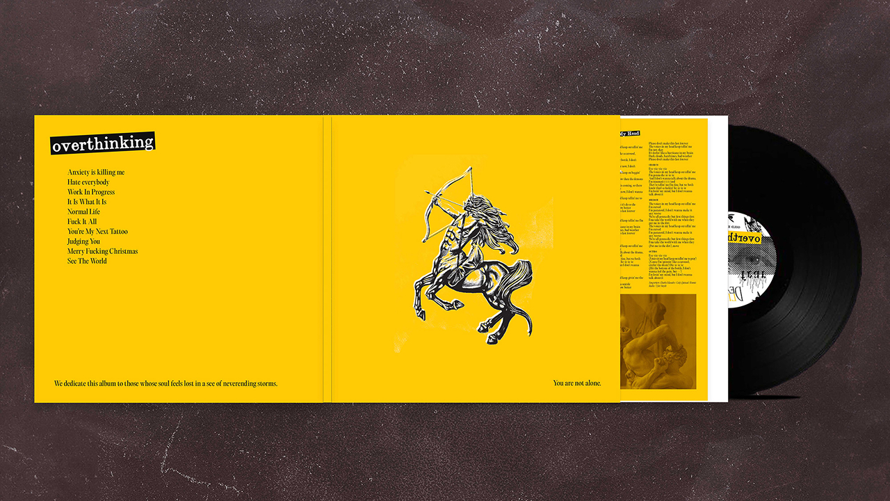 Mockup de la pochette ouverte (intérieur)